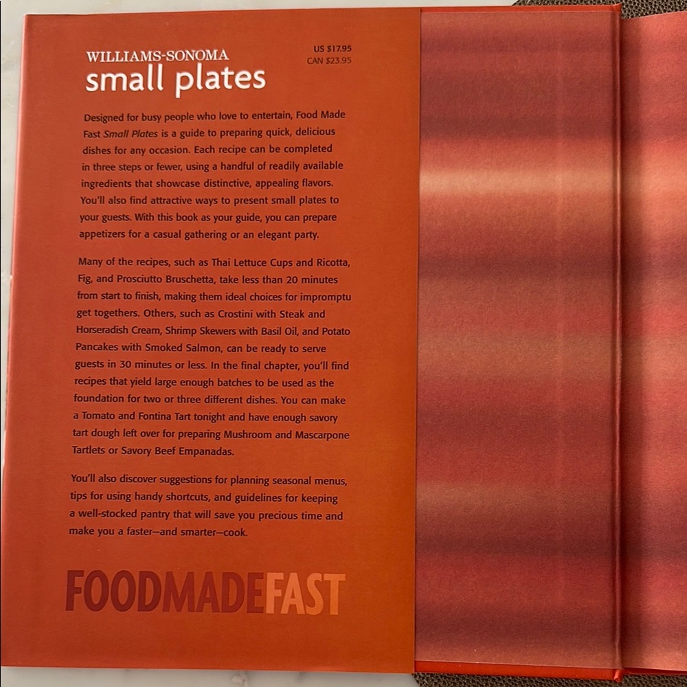 Williams Sonoma Small Plates Book - Picture 2 of 4
